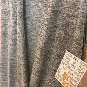 Lularoe Joy long-vest in light gray